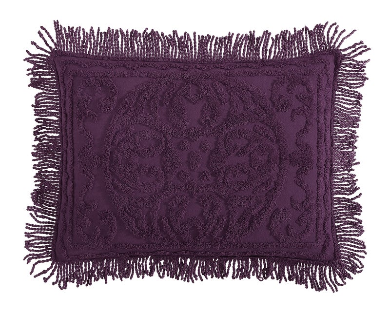 Beatrice Home Fashio مفرش سرير بياتريس هوم فاشن ميدالية شانيل قياسي بباذنجان الشام - Image 1